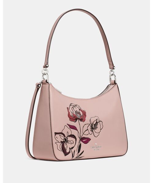 kate spade new york（ケイトスペード ニューヨーク）の「マルゴー フローラル ミディアム ショルダー バッグ（ショルダーバッグ・レディース・ピンク・ONESIZE）」の4枚目の写真