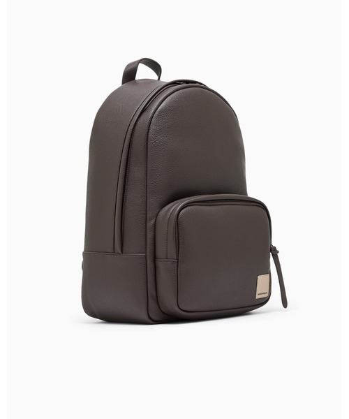 EMPORIO ARMANI(エンポリオアルマーニ)の「【エンポリオ アルマーニ】Boteh カプセルコレクション バックパック ハンマー仕上げ(バックパック/リュック・メンズ・ダークブラウン・FREE)」の3枚目の写真
