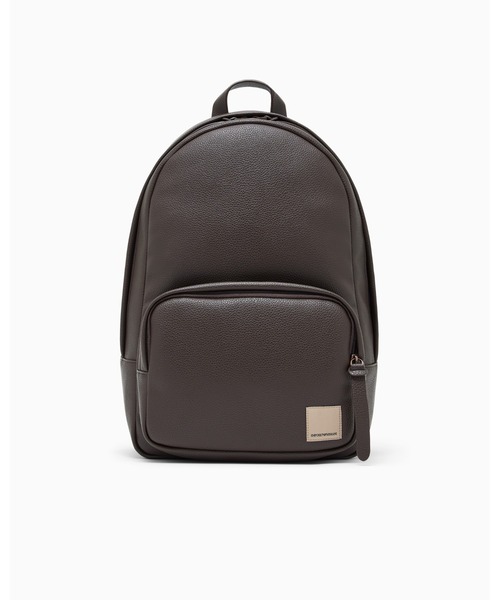EMPORIO ARMANI(エンポリオアルマーニ)の「【エンポリオ アルマーニ】Boteh カプセルコレクション バックパック ハンマー仕上げ(バックパック/リュック・メンズ・ダークブラウン・FREE)」の2枚目の写真