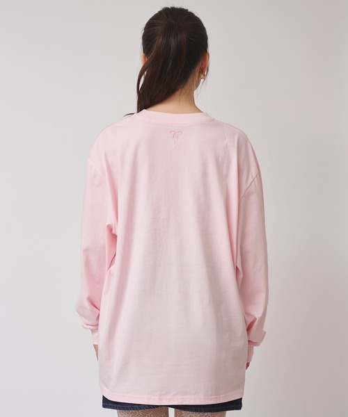 Cath Kidston（キャスキッドソン）の「ロングスリーブTシャツ Rose Bunch（Tシャツ/カットソー・レディース・ライトピンク/ライトイエロー/サックスブルー/ホワイト・FREE）」の17枚目の写真