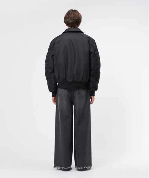 Alpha Industries（アルファインダストリーズ）の「Alpha Industries/アルファ インダストリーズ/CWU 45/P RELAXED FIT FLIGHT JACKET (OXFORD)/CWU 45/P リラックスフィット フライトジャケット オックスフォード（ミリタリージャケット・メンズ・ライトグレー/ブラック/オリーブ/インディゴブルー/ブラウン・XL/L/M/S/2XL/XS）」の8枚目の写真