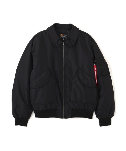 Alpha Industries（アルファインダストリーズ）の「Alpha Industries/アルファ インダストリーズ/CWU 45/P RELAXED FIT FLIGHT JACKET (OXFORD)/CWU 45/P リラックスフィット フライトジャケット オックスフォード（ミリタリージャケット・メンズ・ライトグレー/ブラック/オリーブ/インディゴブルー/ブラウン・XL/L/M/S/2XL/XS）」の11枚目の写真
