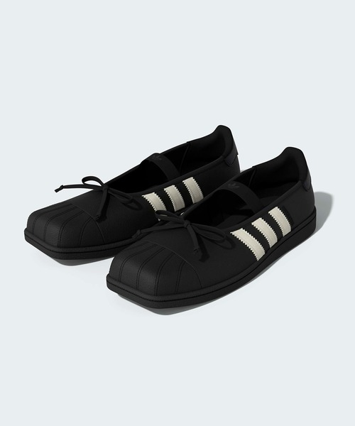 adidas(アディダス)の「【adidas(アディダス)】SUPERSTAR SQ BALLET W(スニーカー・レディース・ブラック系その他/オフホワイト・23.5/24.5/25/22.5)」の10枚目の写真