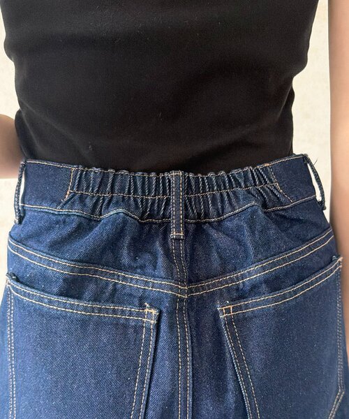 Thevon(ゼボン)の「裾ウェーブセミフレアデニムパンツ(デニムパンツ・レディース・インディゴブルー/ブラック・S/M)」の18枚目の写真