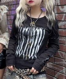 【BABY09】dark waffle long sleeve / 【ベイビーナイン】ダークワッフル長袖Tシャツ