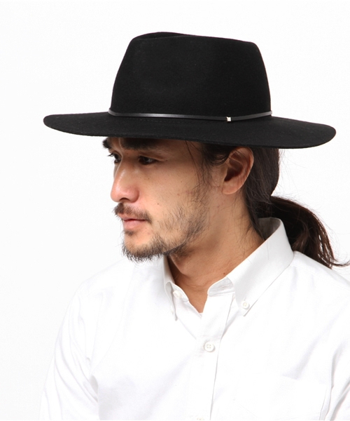 NO ID.（ノーアイディ）の「ロングブリムハット（ハット・メンズ・ブラック/ライトベージュ/ライトグレー・ONESIZE）」の10枚目の写真