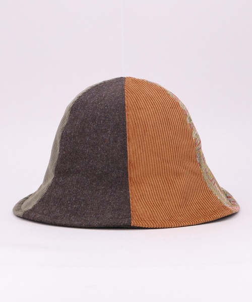 CA4LA(カシラ)の「HK PATCHY TULIP HAT 9(ハット・メンズ・マルチ/ブラック・ONESIZE)」の3枚目の写真