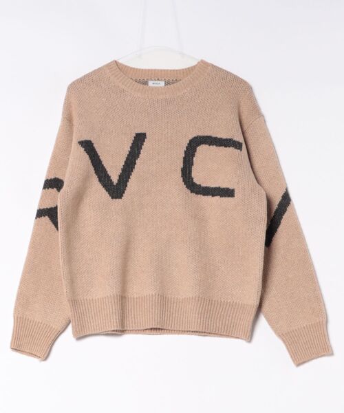 RVCA(ルーカ)の「RVCA ウィメンズ ARCH RVCA KNIT セーター 【2026年秋冬モデル】(ニット/セーター・レディース・ブラック/ダークベージュ/ブルー系その他・MEDIUM/SMALL)」の3枚目の写真