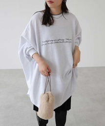 フラワープリントスウェットTee