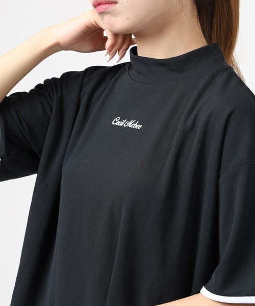 FUNALIVE(ファンアライブ)の「OVERSIZE MOCK オーバーサイズモックネック 半袖(Tシャツ/カットソー・レディース・ブラック/ホワイト・S/M)」の19枚目の写真