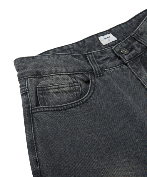 MMLG(エムエムエルジー)の「FADED TIMBER DENIM PANTS (BLACK)(デニムパンツ・レディース・その他・SMALL/MEDIUM/LARGE)」の5枚目の写真