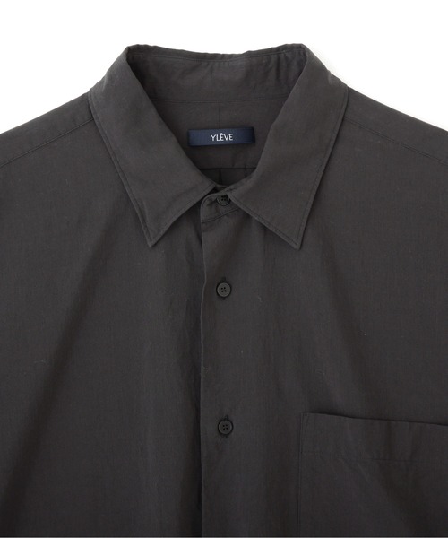 YLEVE(イレーヴ)の「YLEVE / COTTON MILLED LAWN OVERDYE SHIRT(シャツ/ブラウス・メンズ・グレー・4)」の4枚目の写真