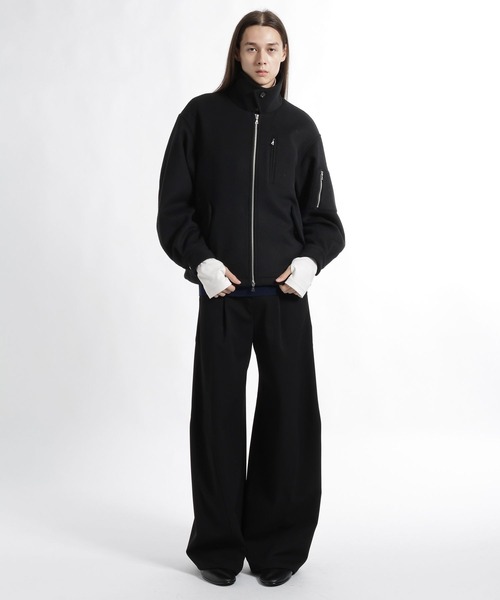 HARE(ハレ)の「High Wool ZIPブルゾン(HARE)(ブルゾン・メンズ・ブラック/レッド/グレー・SMALL/MEDIUM)」の21枚目の写真