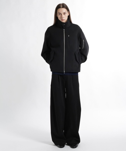 HARE(ハレ)の「High Wool ZIPブルゾン(HARE)(ブルゾン・メンズ・ブラック/レッド/グレー・SMALL/MEDIUM)」の22枚目の写真