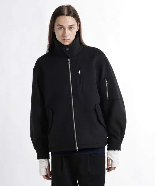 HARE(ハレ)の「High Wool ZIPブルゾン(HARE)(ブルゾン・メンズ・ブラック/レッド/グレー・SMALL/MEDIUM)」の15枚目の写真