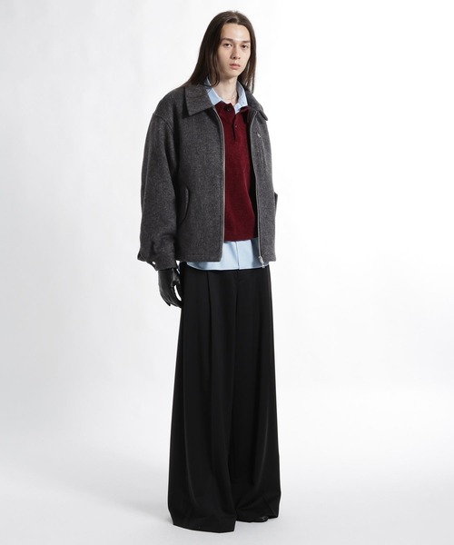 HARE(ハレ)の「High Wool ZIPブルゾン(HARE)(ブルゾン・メンズ・ブラック/レッド/グレー・SMALL/MEDIUM)」の19枚目の写真