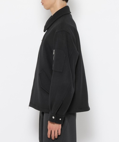 HARE(ハレ)の「High Wool ZIPブルゾン(HARE)(ブルゾン・メンズ・ブラック/レッド/グレー・SMALL/MEDIUM)」の8枚目の写真