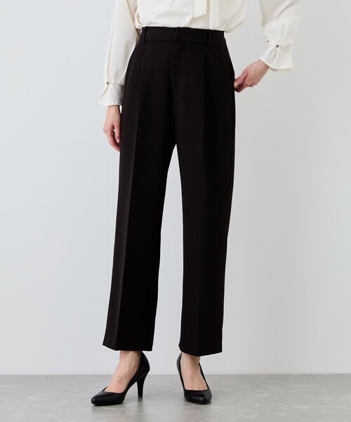 Jayro(ジャイロ)の「2WAYストレッチワイドパンツ(スラックス・レディース・ブラック/グレー系その他・L/M/S)」の1枚目の写真