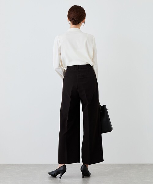 Jayro(ジャイロ)の「2WAYストレッチワイドパンツ(スラックス・レディース・ブラック/グレー系その他・L/M/S)」の14枚目の写真