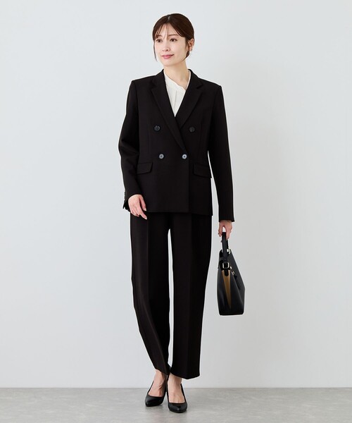 Jayro(ジャイロ)の「2WAYストレッチワイドパンツ(スラックス・レディース・ブラック/グレー系その他・L/M/S)」の9枚目の写真