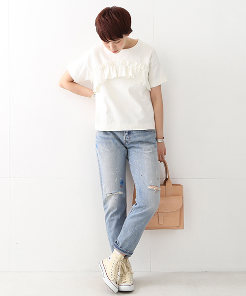 Ray BEAMS（レイビームス）の「◇Levi's×BEAMS / 40th別注 501(R)CT Women’s（デニムパンツ・レディース・ライトインディゴブルー・25/23/26/24）」の10枚目の写真