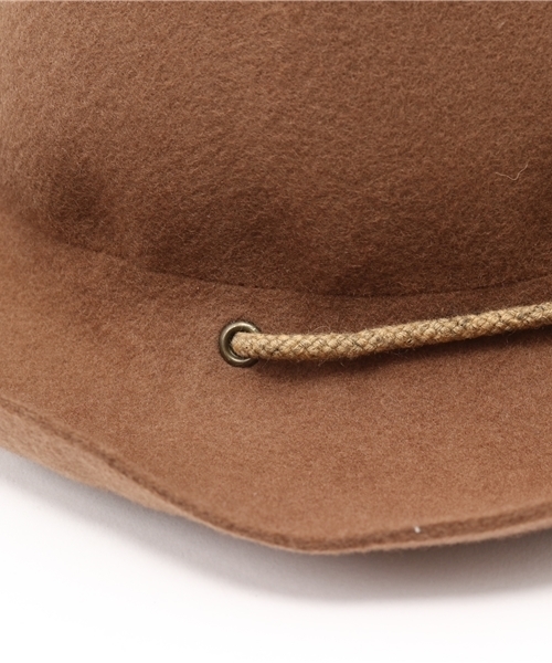 Monro（モンロ）の「FELT HAT - BERGE | フェルトハット -ベージュ/ハット/M（ハット・メンズ・ベージュ・FREE）」の4枚目の写真