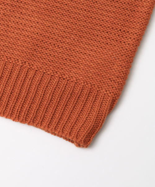 URBAN RESEARCH Sonny Label（アーバンリサーチサニーレーベル）の「Sonny Label ヴィンテージ風袖デザインニット（ニット/セーター・レディース・ベージュ/オレンジ/ネイビー・FREE）」の8枚目の写真