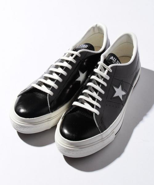 CONVERSE（コンバース）の「＜CONVERSE（コンバース）＞ ONE STAR J 16FW/スニーカー ◆（スニーカー・メンズ・ブラック/ホワイト・7/10h/7h/8h/9h/8/9）」の3枚目の写真