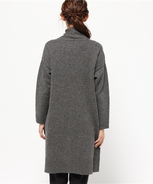 LBC（エルビーシー）の「ラムナイロンショールカーディガン                 （カーディガン/ボレロ・レディース・イエロー/オフホワイト/グレー・MEDIUM）」の6枚目の写真