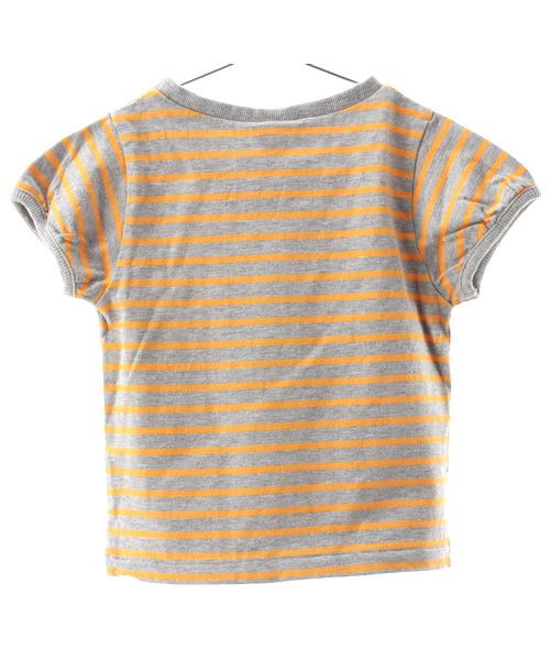 SHIPS KIDS（シップスキッズ）の「SHIPS KIDS:ボーダーパフ ショート/スリーブ（baby)（Tシャツ/カットソー・キッズ・ホワイト/ライトグレー・80/90）」の3枚目の写真