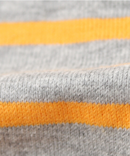 SHIPS KIDS（シップスキッズ）の「SHIPS KIDS:ボーダーパフ ショート/スリーブ（baby)（Tシャツ/カットソー・キッズ・ホワイト/ライトグレー・80/90）」の5枚目の写真