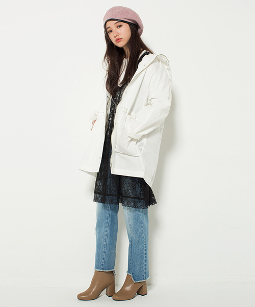 WEGO(ウィゴー)の「WEGO/フレアヒールブーツ(ブーツ・レディース・ブラック/ベージュ・MEDIUM/LARGE)」の16枚目の写真