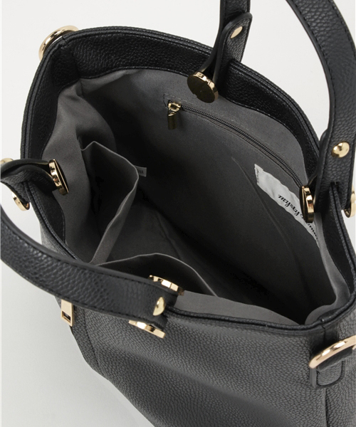 mysty woman（ミスティウーマン）の「フロントジップミニショルダーバッグ（ショルダーバッグ・レディース・オフホワイト/グレイッシュブルー/ブラック・FREE）」の11枚目の写真