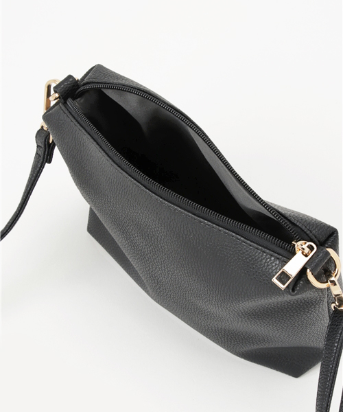 mysty woman（ミスティウーマン）の「フロントジップミニショルダーバッグ（ショルダーバッグ・レディース・オフホワイト/グレイッシュブルー/ブラック・FREE）」の13枚目の写真