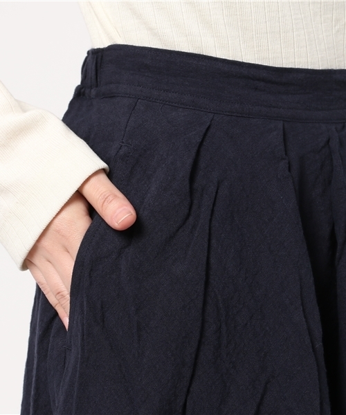 LBC（エルビーシー）の「bul リネンワッシャーサーキュラスカート              （スカート・レディース・レッド/ピンク/ネイビー・MEDIUM）」の9枚目の写真