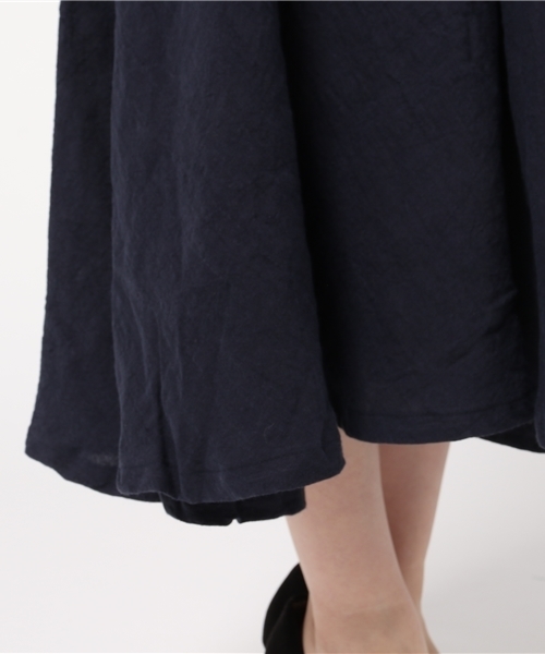 LBC（エルビーシー）の「bul リネンワッシャーサーキュラスカート              （スカート・レディース・レッド/ピンク/ネイビー・MEDIUM）」の10枚目の写真