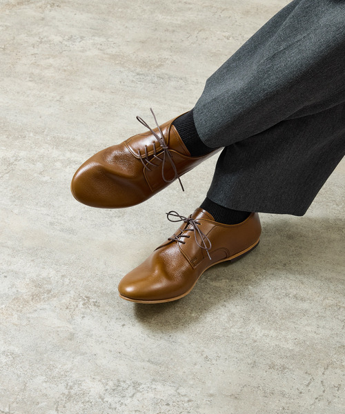 PADRONE(パドローネ)の「PADRONE ARCOLLETTA PADRONE アルコレッタ パドローネ / Ex. DERBY SHOES 別注2WAYスリッポンダービーシューズ / AA8185-2001(ドレスシューズ・メンズ・ダークブラウン/ブラック/キャメル・42/41/40)」の18枚目の写真