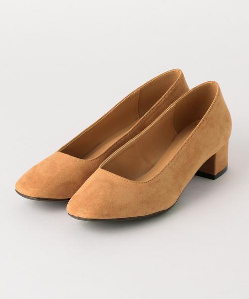 coen(コーエン)の「【『LEE』11月号掲載】チャンキーヒールスクエアパンプス(ブラック / ベージュ⇒ WEB限定カラー)(パンプス・レディース・ブラック/ダークグレー/テラコッタ/ベージュ/ダークグリーン・X-LARGE/SMALL/MEDIUM/LARGE)」の8枚目の写真