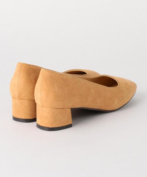 coen(コーエン)の「【『LEE』11月号掲載】チャンキーヒールスクエアパンプス(ブラック / ベージュ⇒ WEB限定カラー)(パンプス・レディース・ブラック/ダークグレー/テラコッタ/ベージュ/ダークグリーン・X-LARGE/SMALL/MEDIUM/LARGE)」の12枚目の写真