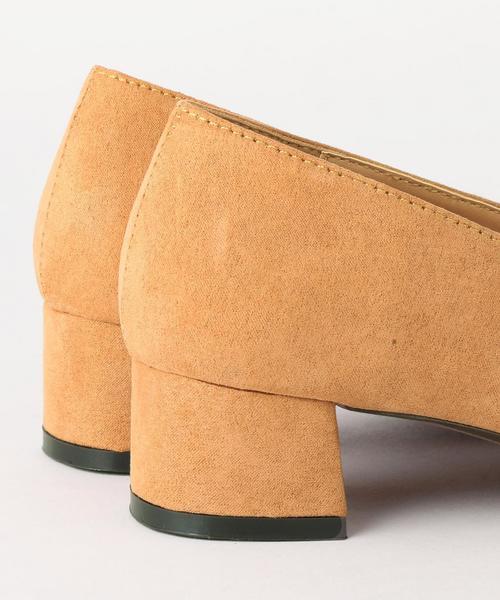 coen(コーエン)の「【『LEE』11月号掲載】チャンキーヒールスクエアパンプス(ブラック / ベージュ⇒ WEB限定カラー)(パンプス・レディース・ブラック/ダークグレー/テラコッタ/ベージュ/ダークグリーン・X-LARGE/SMALL/MEDIUM/LARGE)」の14枚目の写真