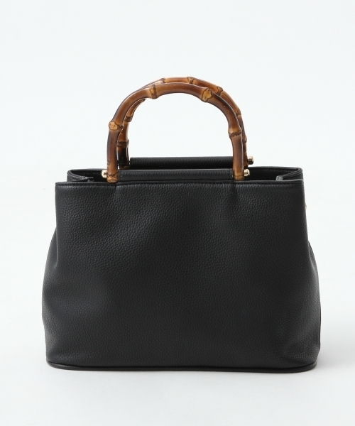 A part by（アパートバイ）の「2WAYバンブーショルダー 767493 （ショルダーバッグ・レディース・ベージュ/ブラック・FREE）」の5枚目の写真