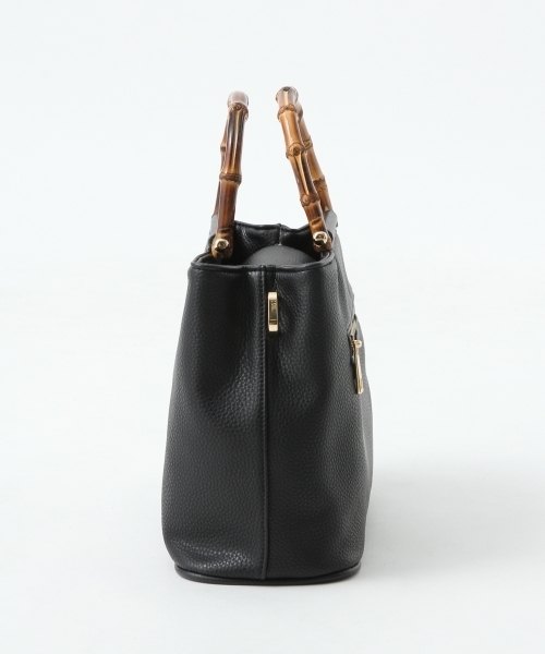 A part by（アパートバイ）の「2WAYバンブーショルダー 767493 （ショルダーバッグ・レディース・ベージュ/ブラック・FREE）」の6枚目の写真