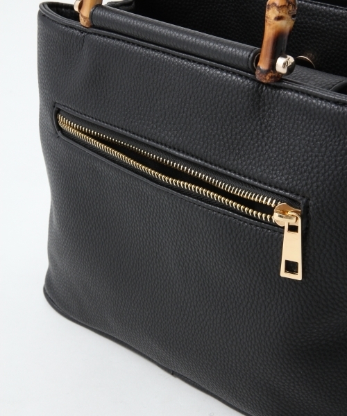 A part by（アパートバイ）の「2WAYバンブーショルダー 767493 （ショルダーバッグ・レディース・ベージュ/ブラック・FREE）」の8枚目の写真