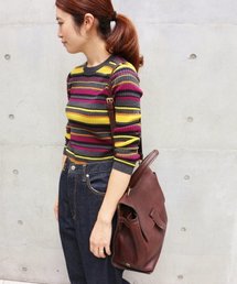 IENA | ハイゲージ リブ クルーネックプルオーバー◆(ニット/セーター)