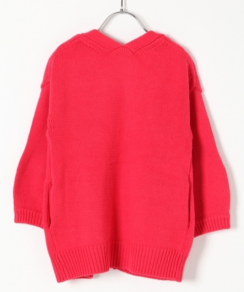 GLOBAL WORK（グローバルワーク）の「【キッズ】アラエルザックリカーディガン（カーディガン/ボレロ・キッズ・イエロー/ピンク系その他・LARGE/X-LARGE/XX-LARGE/SMALL/MEDIUM）」の8枚目の写真