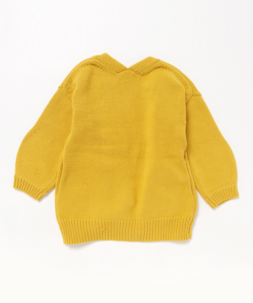 GLOBAL WORK（グローバルワーク）の「【キッズ】アラエルザックリカーディガン（カーディガン/ボレロ・キッズ・イエロー/ピンク系その他・LARGE/X-LARGE/XX-LARGE/SMALL/MEDIUM）」の6枚目の写真