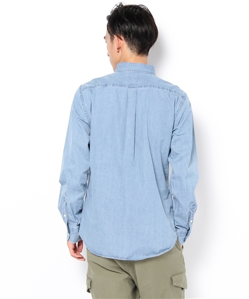 UNITED ARROWS（ユナイテッドアローズ）の「UA ダンガリーボタンダウンシャツ◆（シャツ/ブラウス・メンズ・ライトブルー・SMALL/MEDIUM/LARGE）」の3枚目の写真