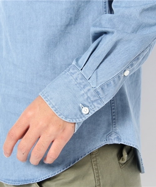 UNITED ARROWS（ユナイテッドアローズ）の「UA ダンガリーボタンダウンシャツ◆（シャツ/ブラウス・メンズ・ライトブルー・SMALL/MEDIUM/LARGE）」の6枚目の写真