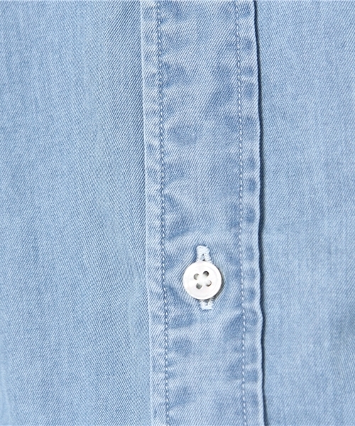 UNITED ARROWS（ユナイテッドアローズ）の「UA ダンガリーボタンダウンシャツ◆（シャツ/ブラウス・メンズ・ライトブルー・SMALL/MEDIUM/LARGE）」の7枚目の写真