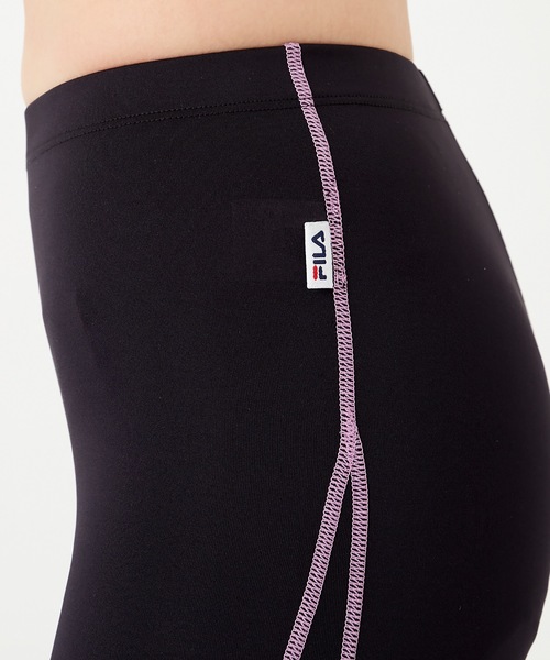 FILA(フィラ)の「【FILA/フィラ】レディース 水陸両用インナーパンツ ロング丈 DRY 吸水速乾 UVケア リフレクター機能付 スポーツインナー ボトムス(その他パンツ・レディース・ネイビー/ブラック×ブラック/ブラック/ブラック×レッド/ブラック×パープル・X-LARGE/MEDIUM/LARGE/SMALL/X-SMALL)」の21枚目の写真
